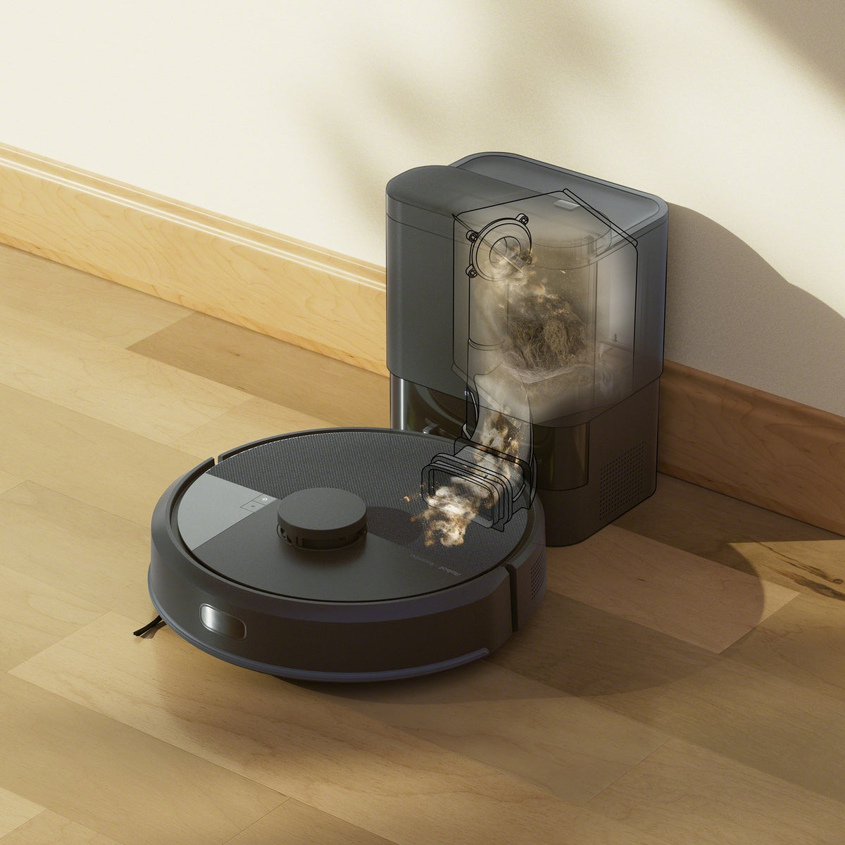 iRobot Roomba Combo 105+ Robotstøvsuger Sort