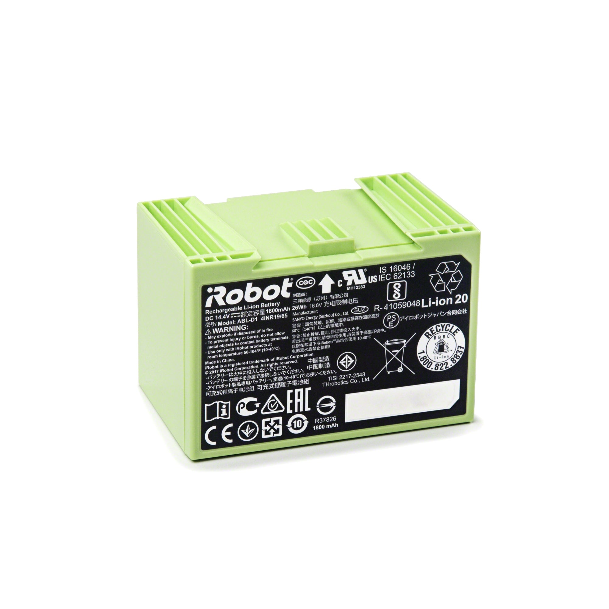 Roomba® e- og i-serie erstatnings litiumionbatteri