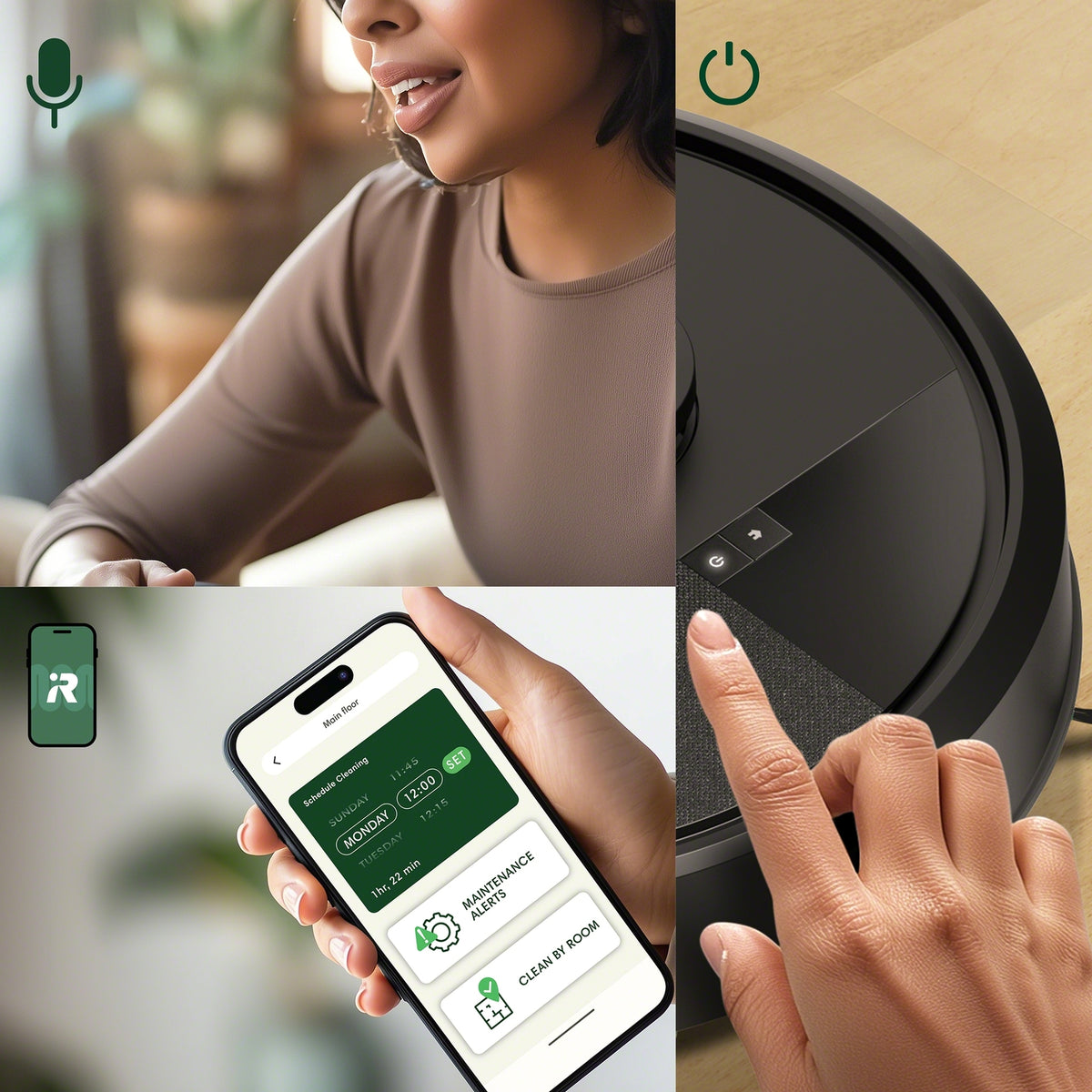 iRobot Roomba Combo 105+ Robotstøvsuger Sort