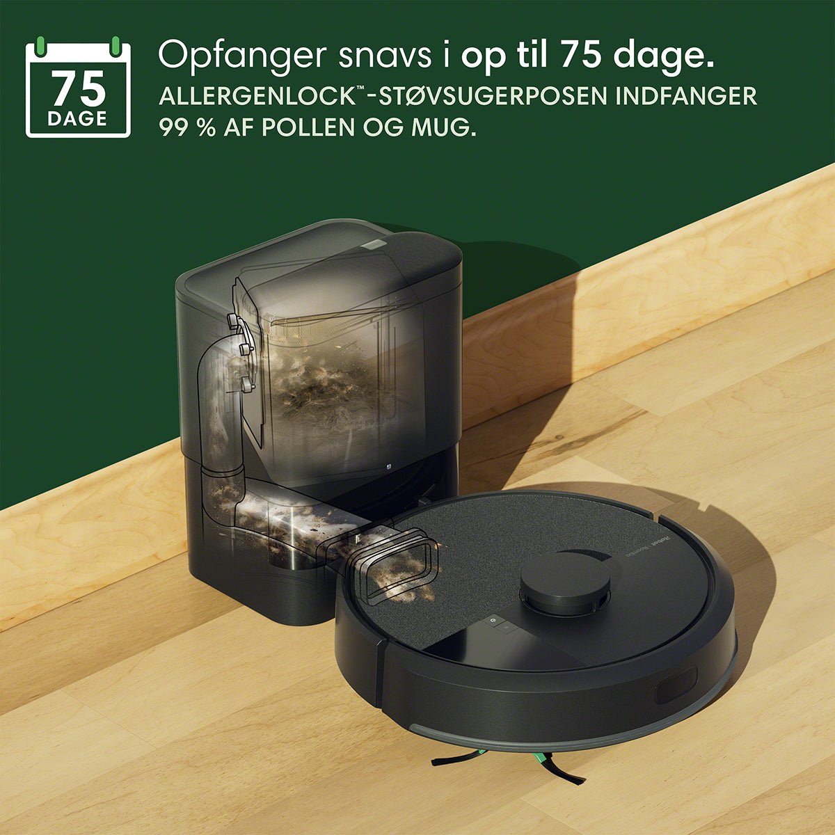 iRobot Roomba® 105 Combo - robot + AutoEmpty™ - dock