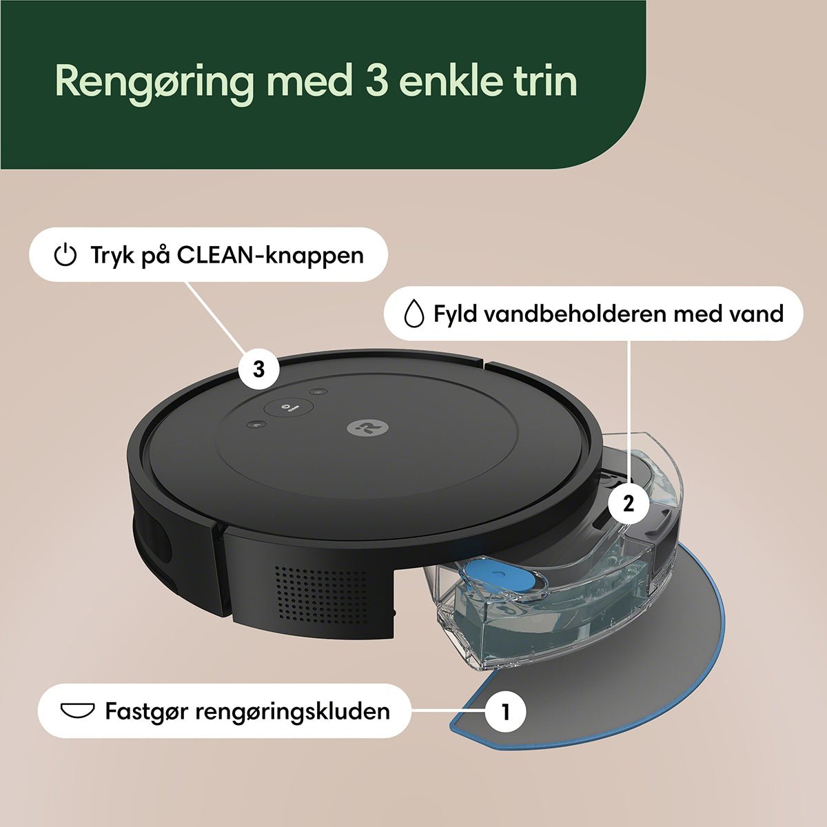 iRobot Roomba Combo® 2 Essential robot sort + AutoEmpty™ dock