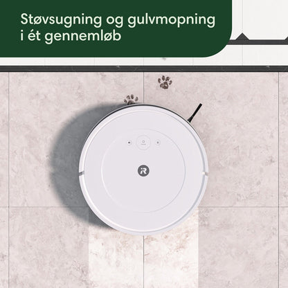 iRobot Roomba Combo® Essential robotstøvsuger og - gulvmoppe hvid