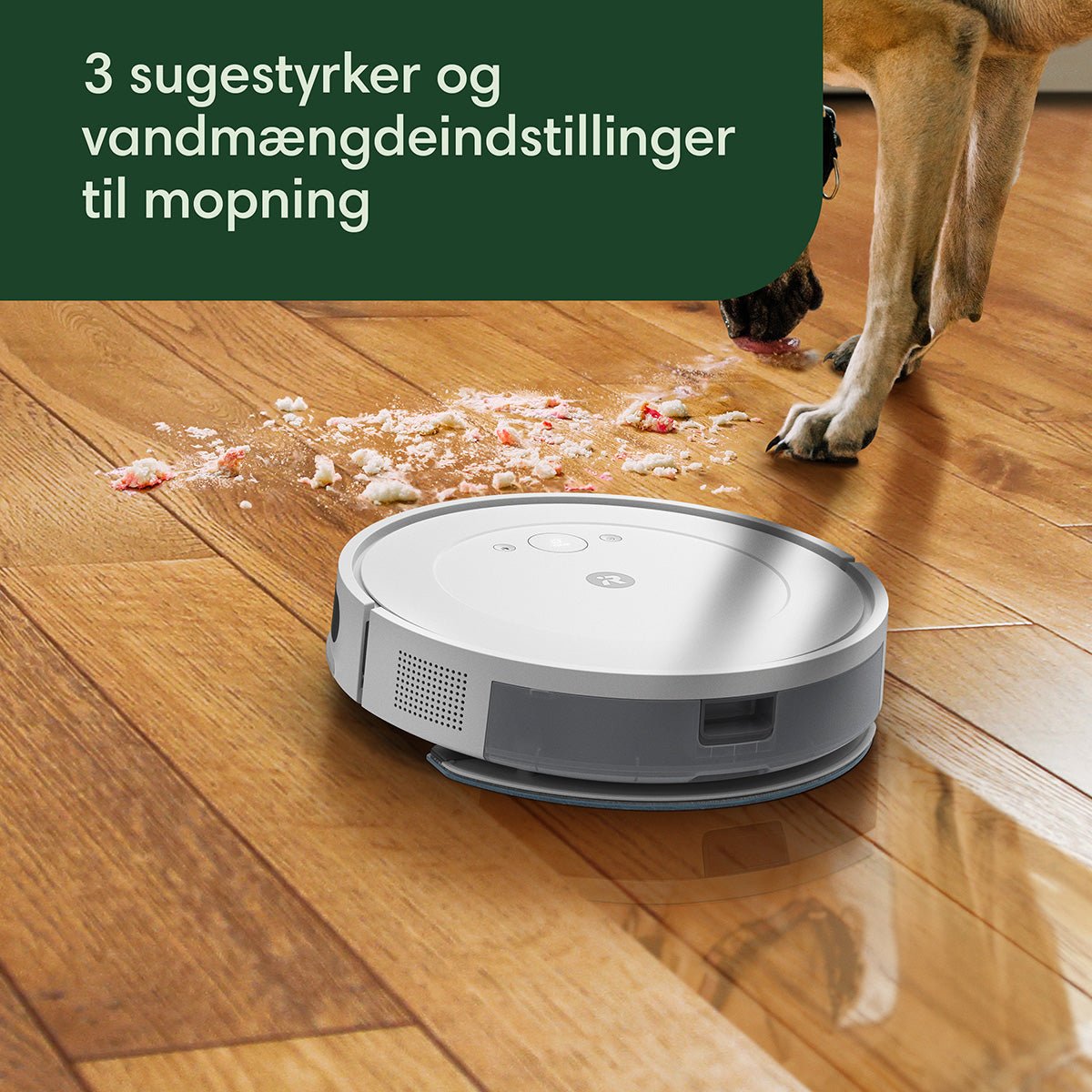 iRobot Roomba Combo® Essential robotstøvsuger og - gulvmoppe hvid