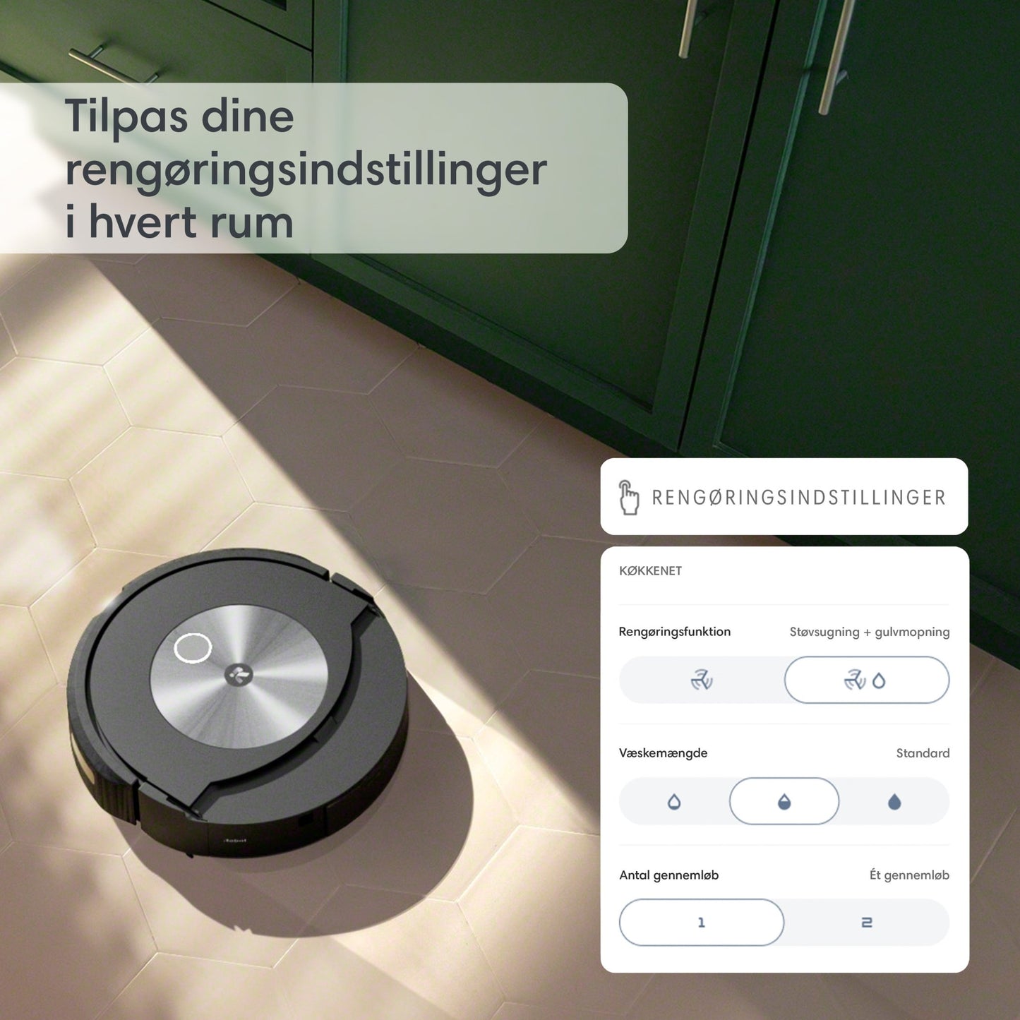 iRobot Roomba Combo® j7+ robotstøvsuger og - gulvmoppe