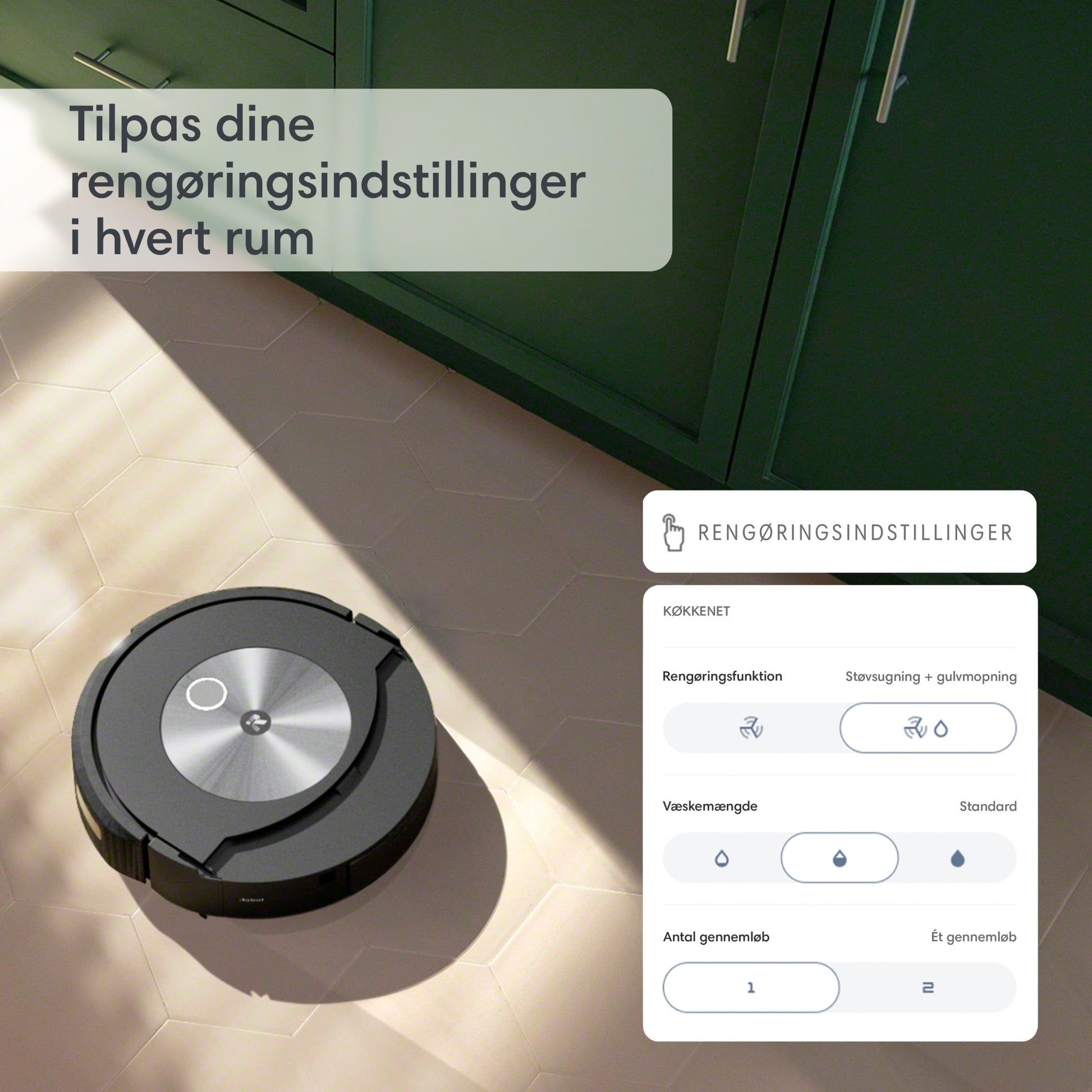iRobot Roomba Combo® j7+ robotstøvsuger og - gulvmoppe