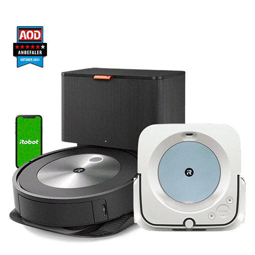 iRobot Roomba® j7+ & Braava jet® m6 hvid/blå Bundle
