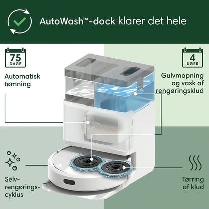 iRobot Roomba® Plus 405 Combo - robot + AutoWash ™ - dock