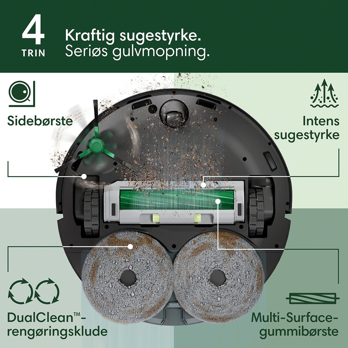 iRobot Roomba® Plus 405 Combo - robot + AutoWash ™ - dock