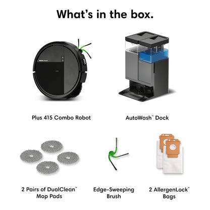 iRobot Roomba® Plus 415 Combo Robot + AutoWash™ Dock