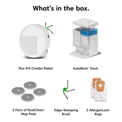 iRobot Roomba® Plus 415 Combo Robot + AutoWash™ Dock