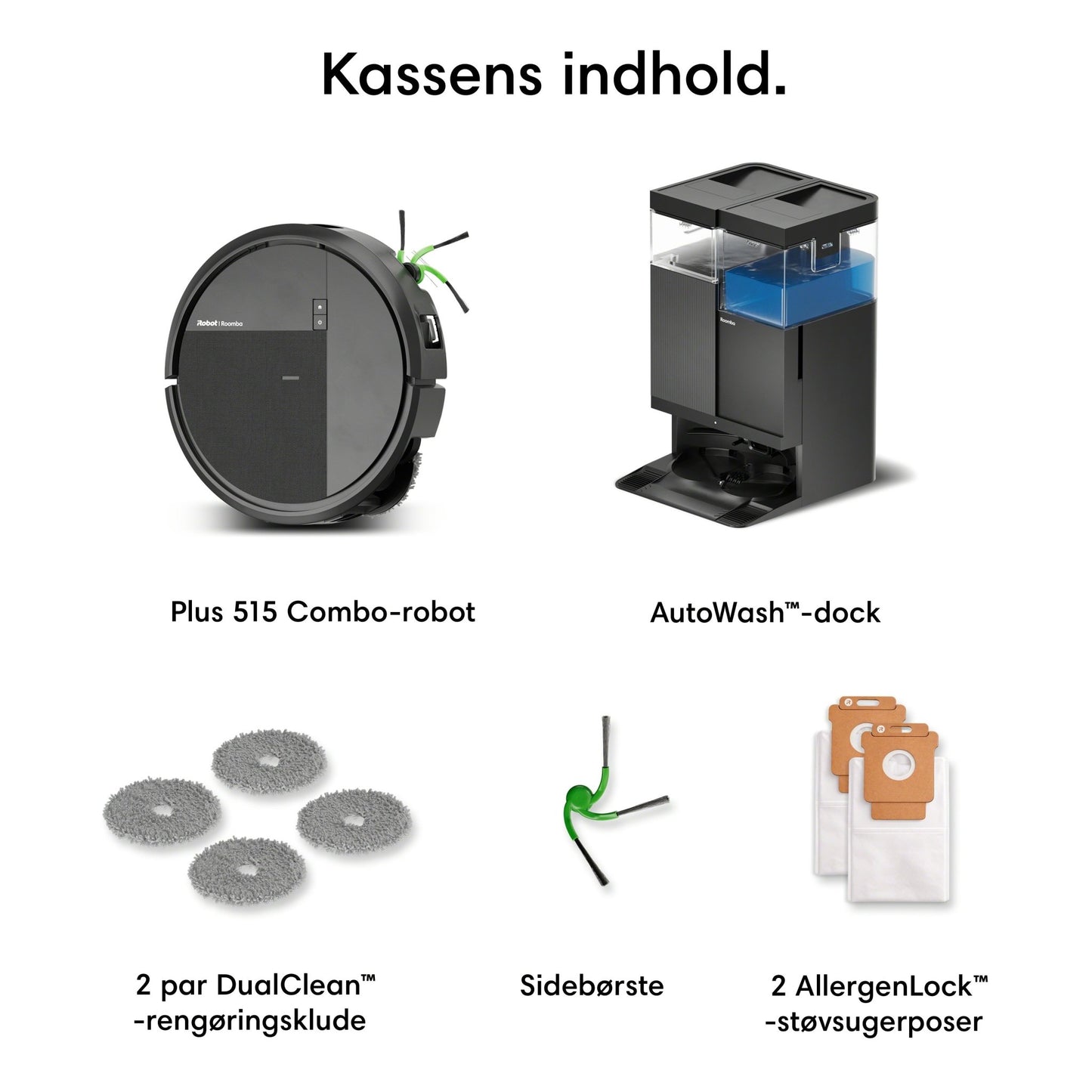iRobot Roomba® Plus 515 Combo Robot + AutoWash™ Dock