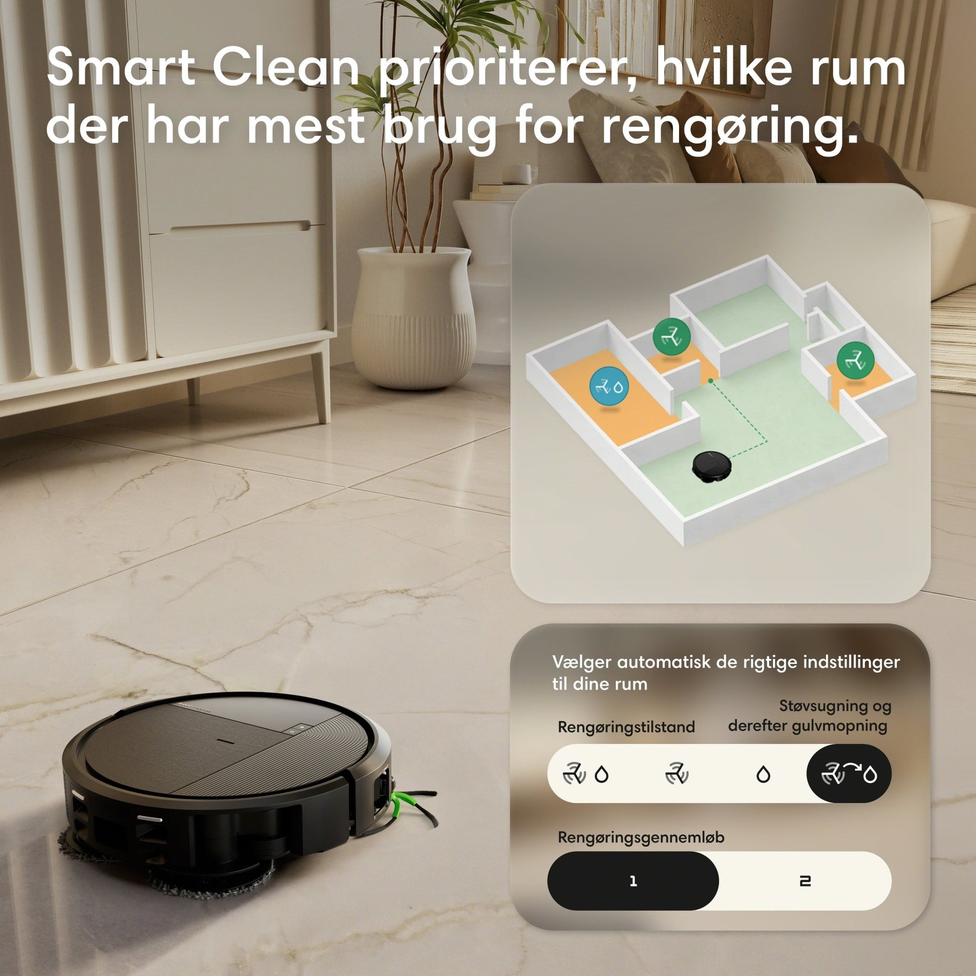iRobot Roomba® Plus 575 Combo-robot + AutoWash™-dock