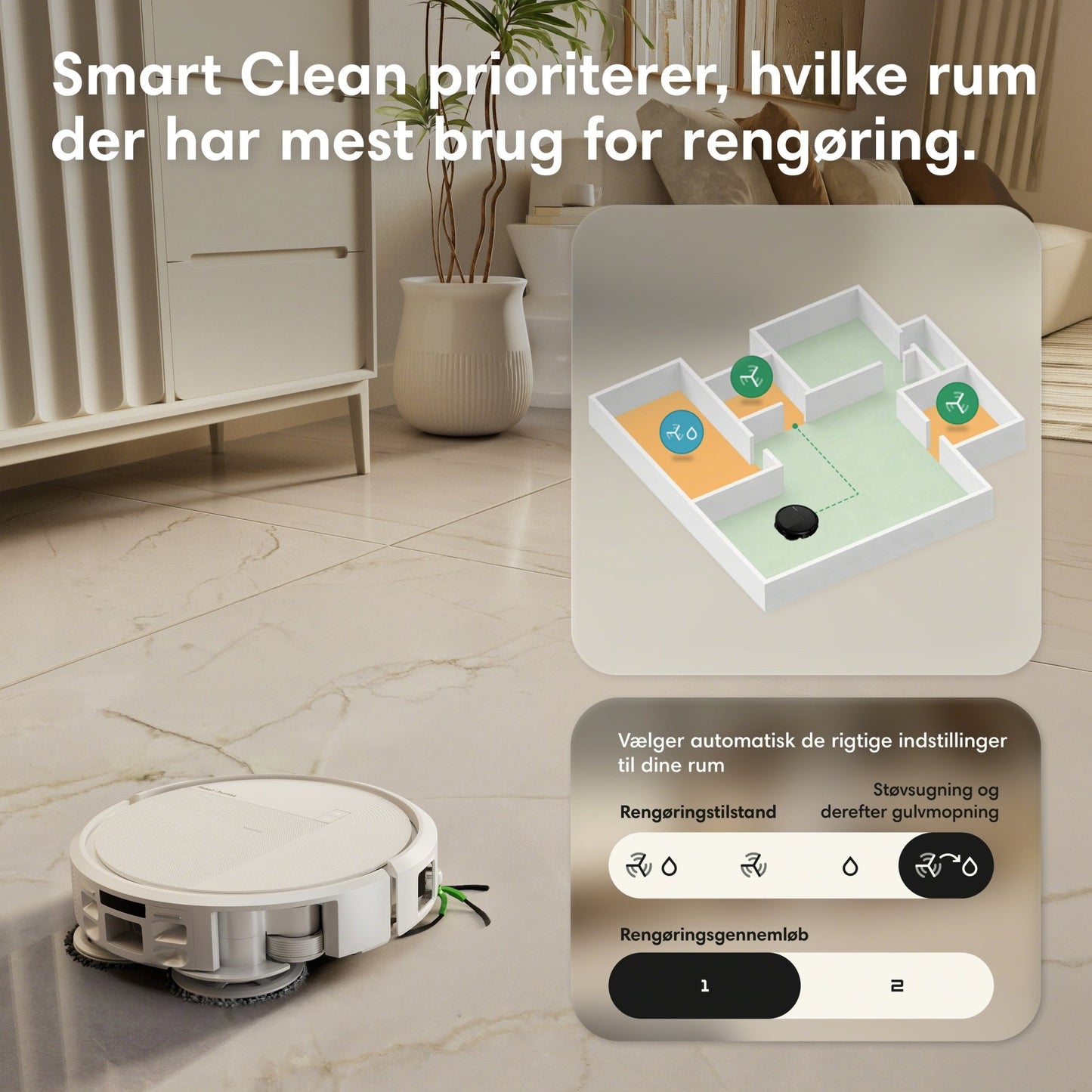 iRobot Roomba® Plus 575 Combo-robot + AutoWash™-dock