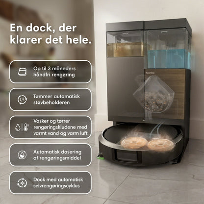 iRobot Roomba® Plus 575 Combo-robot + AutoWash™-dock