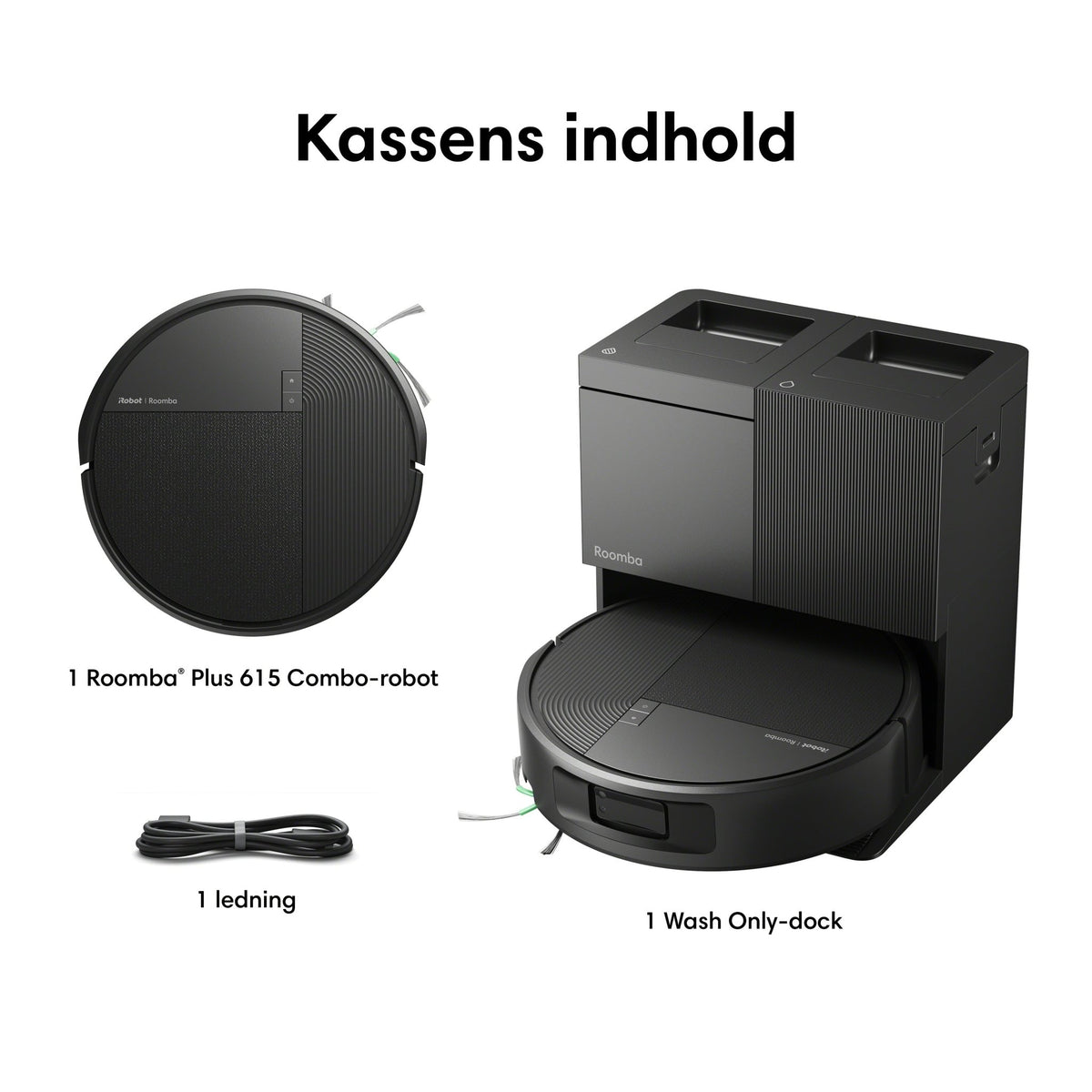 iRobot Roomba® Plus 615 Combo + Wash Only-dock