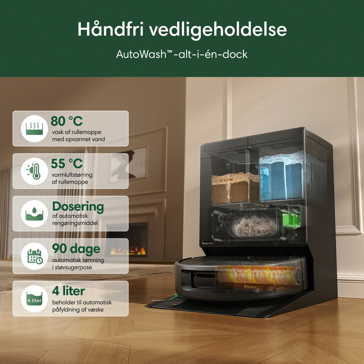 iRobot Roomba® Plus 675 Combo + AutoWash™-dock